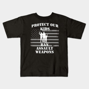 Ban Assault Weapons Kids T-Shirt